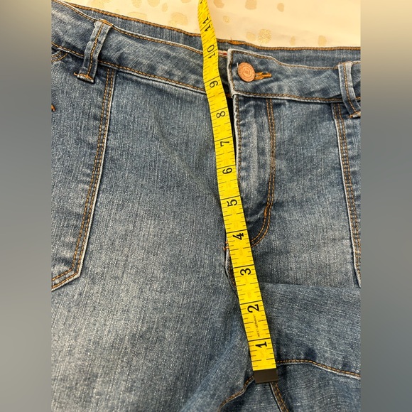 2 for$20 Denim Frayed Hem Shorts with Button Detail - Picture 4 of 6